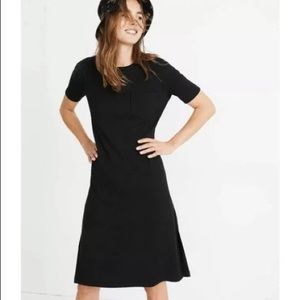 Madewell Ribbed Pocket Tee Midi Dress